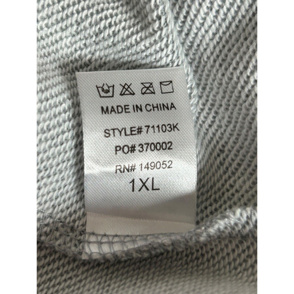 Fashion Nova Dress Size 1X Grey Rise and Grind Corset Long Sleeve Mini - Picture 7 of 12